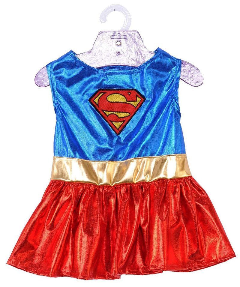 Supergirl Dog Halloween Costume, Pet Clothes, Furbabeez, [tag]