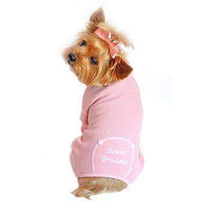 Sweet Dreams Embroidered Dog Pajamas, Pet Bed, Furbabeez, [tag]