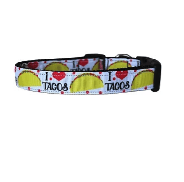 Taco Tuesday Dog Collar & Leash, Collars and Leads, Furbabeez, [tag]