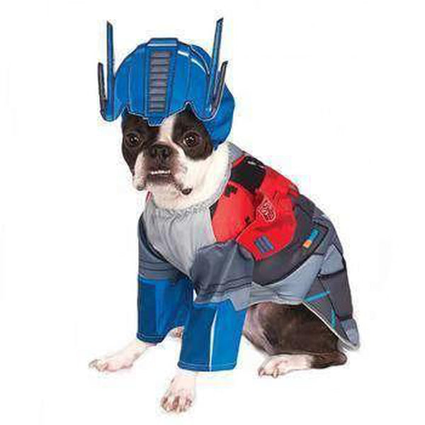 Transformers Deluxe Optimus Prime Halloween Dog Costume, Pet Clothes, Furbabeez, [tag]