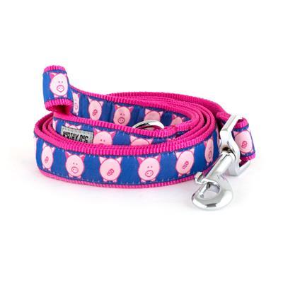 Wilbur Pig Collar & Lead Collection Collars and Leads Worthy Dog SM 5/8" Lead 