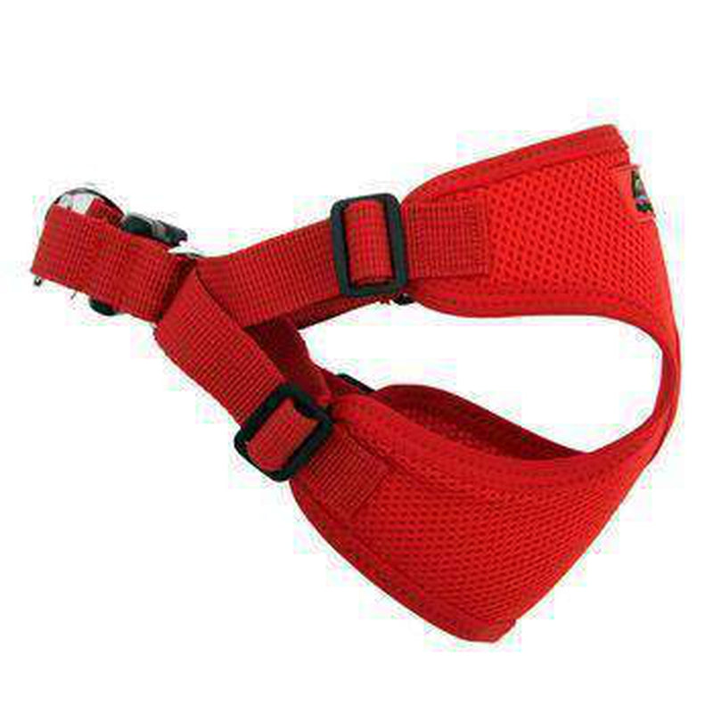 Wrap and Snap Choke Free Dog Harness - Flame Red, Collars and Leads, Furbabeez, [tag]
