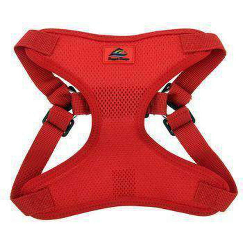 Wrap and Snap Choke Free Dog Harness - Flame Red, Collars and Leads, Furbabeez, [tag]