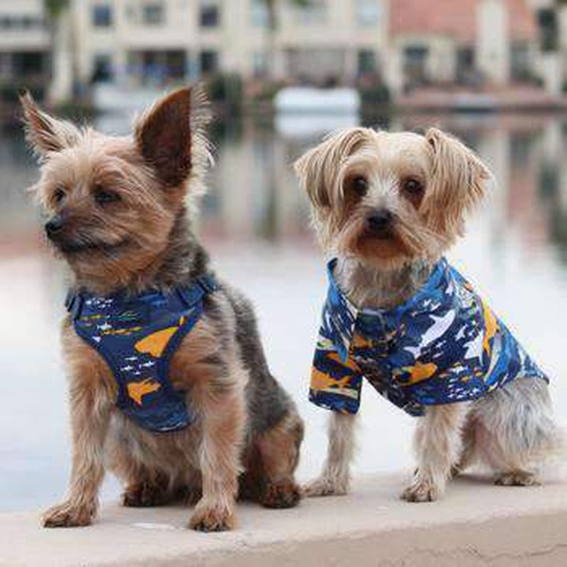 Wrap and Snap Choke Free Dog Harness - Island Sharks, Collars and Leads, Furbabeez, [tag]