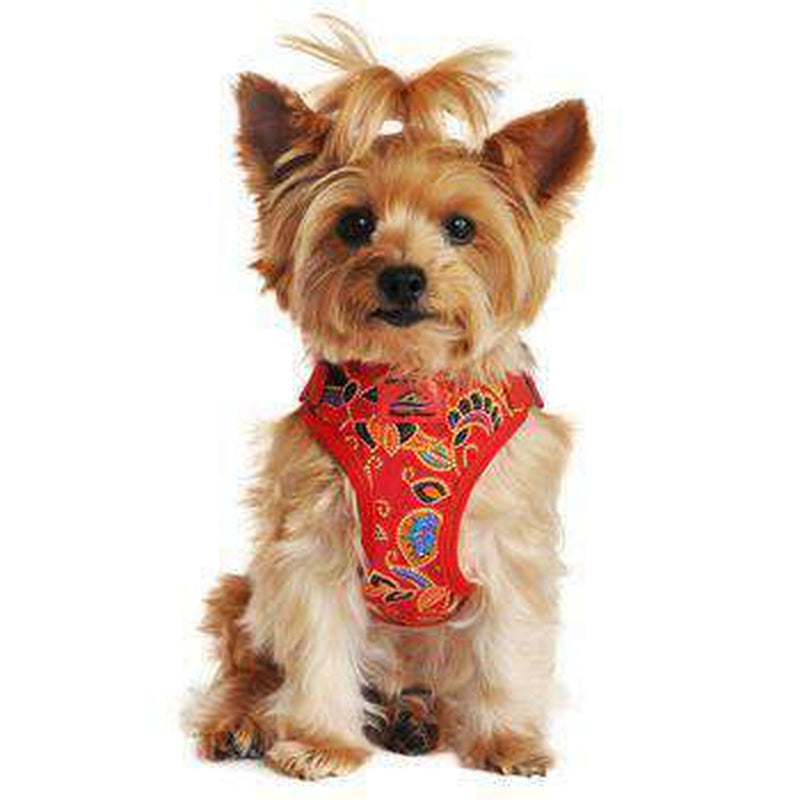 Wrap and Snap Choke Free Dog Harness - Tahiti Red, Collars and Leads, Furbabeez, [tag]
