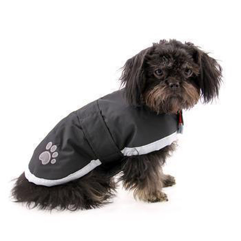 Zack and Zoey Nor’easter Dog Blanket Coat - Black, Pet Clothes, Furbabeez, [tag]