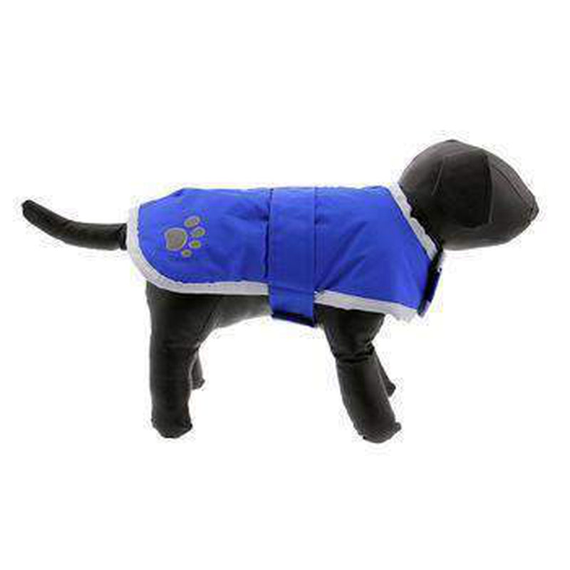Zack and Zoey Nor’easter Dog Blanket Coat - Blue, Pet Clothes, Furbabeez, [tag]