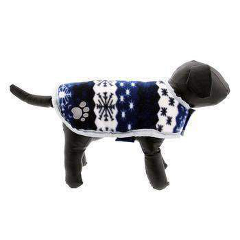 Zack and Zoey Nor’easter Dog Blanket Coat - Blue, Pet Clothes, Furbabeez, [tag]