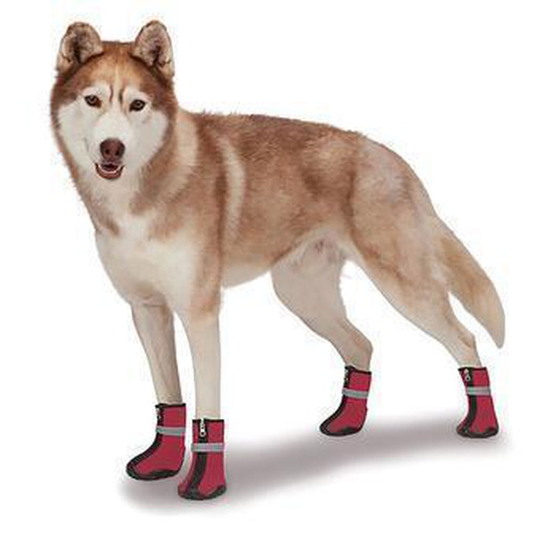 Zack and Zoey ThermaPet Neoprene Dog Boots - Red, Pet Clothes, Furbabeez, [tag]