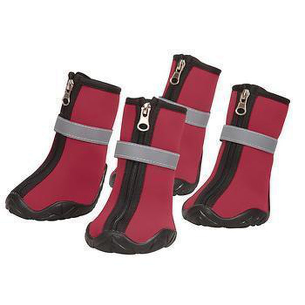 Zack and Zoey ThermaPet Neoprene Dog Boots - Red, Pet Clothes, Furbabeez, [tag]