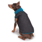 Zack and Zoey ThermaPet Quilted Dog Vest - Black with Blue, Pet Clothes, Furbabeez, [tag]