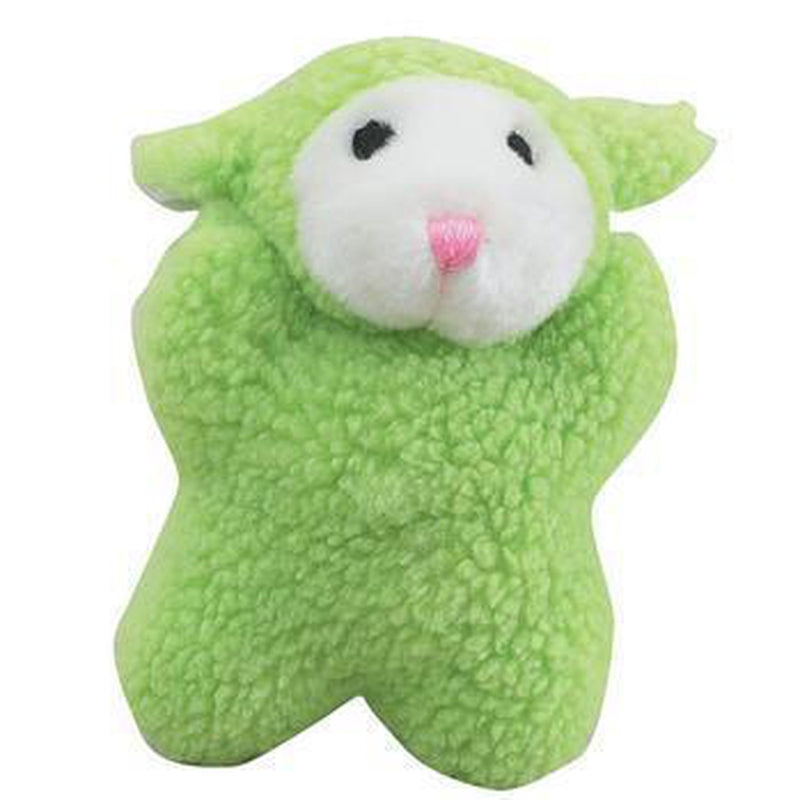 Zanies Cuddly Berber Babies - Green Lamb, Pet Toys, Furbabeez, [tag]